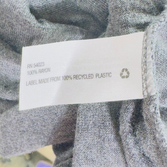 GAP Women's Gray Maxi Dress 100% Rayon Size Petite M - Picture 10 of 13